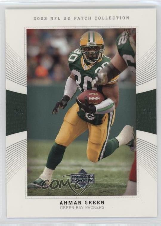 2003 Upper Deck UD Patch Collection Ahman Green #30 8zl