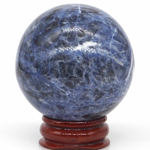 47-50mm Natural Blue Sodalite Crystal Reiki Healing Sphere Gemstone Ball - Picture 7 of 61