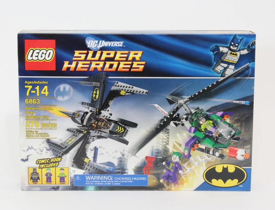 NUEVO Lego BATWING BATTLE OVER GOTHAM CITY Set 6863 Batman Joker Minifiguras Foto 3 de 4