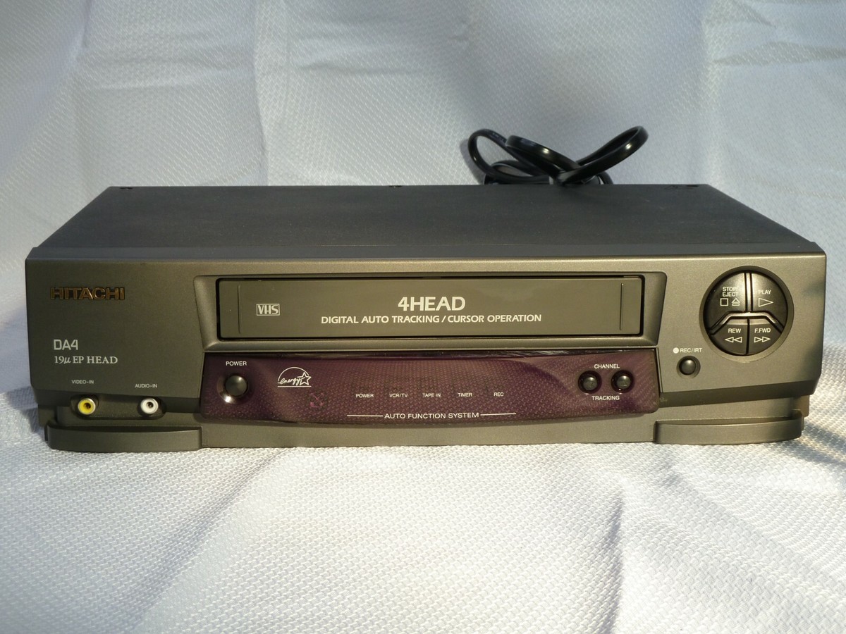 Hitachi VT-MX4410A VCR DA4 4 Head Video Cassette Recorder