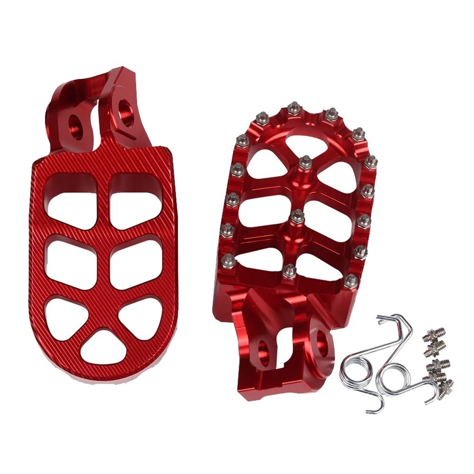 RED Foot Pegs Footrest For GasGas MC125 MC25OF EC300 EC350F EX450F 2021-2023 - Изображение 3 из 4