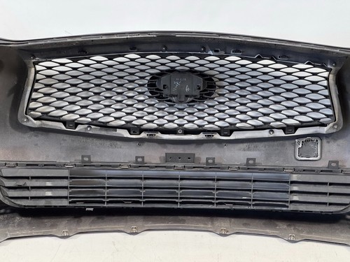 14-17 INFINITI Q50 FRONT BUMPER SHELL COVER PANEL ASSEMBLY W/GRILLE OEM - Picture 4 of 10