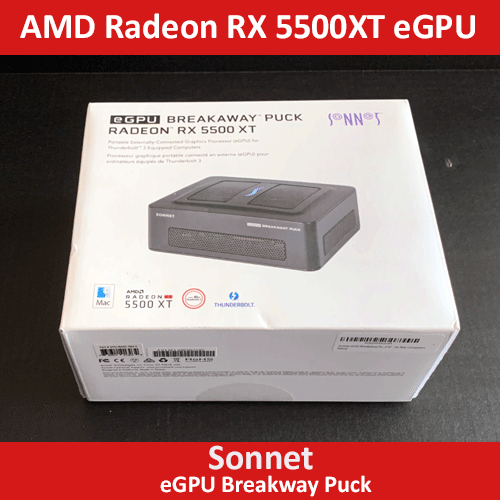 Sonnet Radeon RX 5500 XT eGFX Breakaway Puck eGPU | eBay