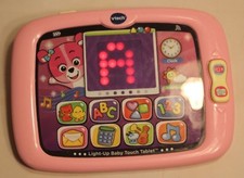 Vtech Light-Up Baby Touch Tablet Educational Play Toy - Pink - Tested Working