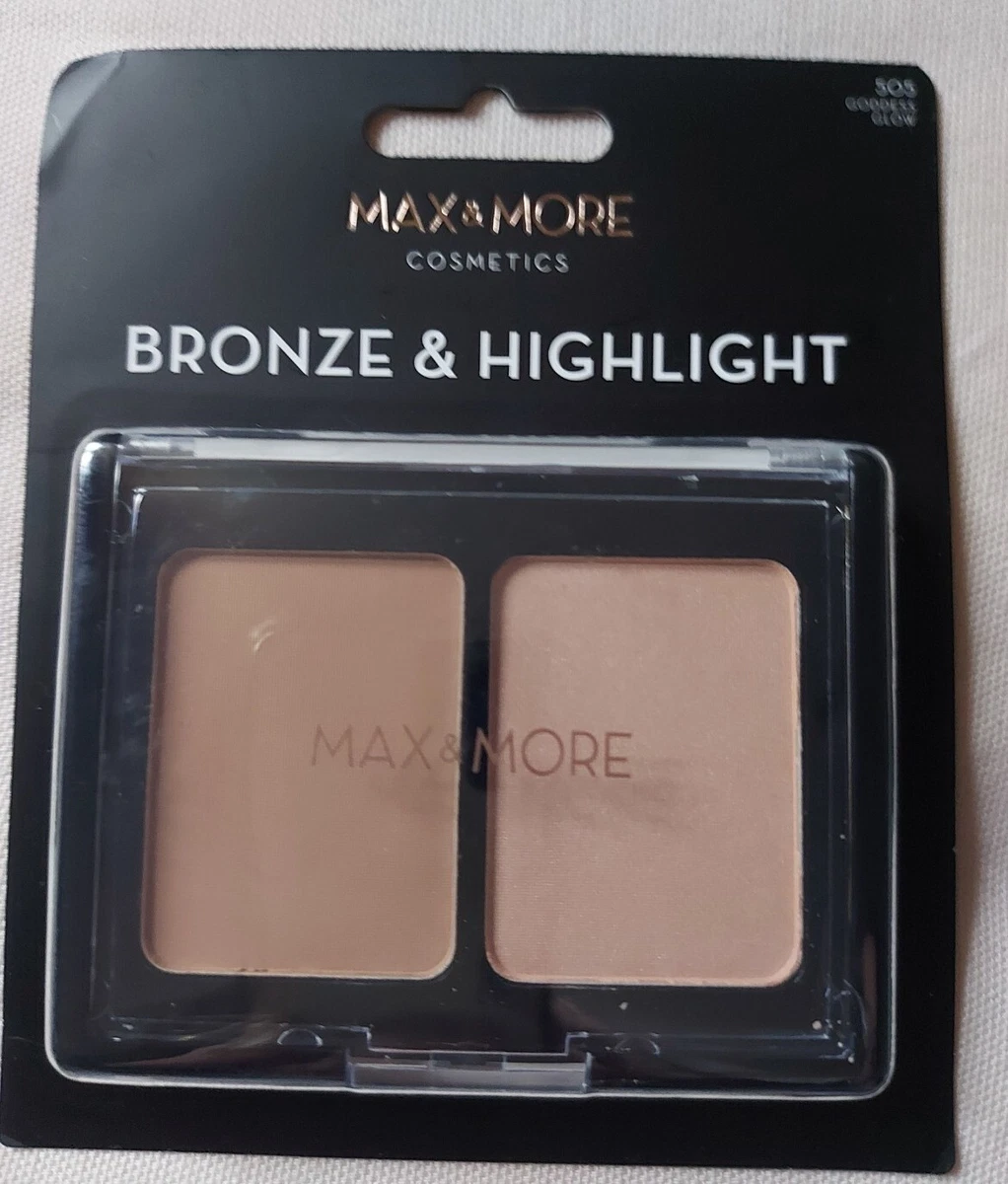 Max& More Bronzer & Highlighter Puder 2x4g - Farbe 505 Goddess 