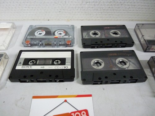 lot de 4 Cassette K7 - Sony UX90 - UX-S90 - CD-a90 - HF90 - VINTAGE - Imagen 6 de 8