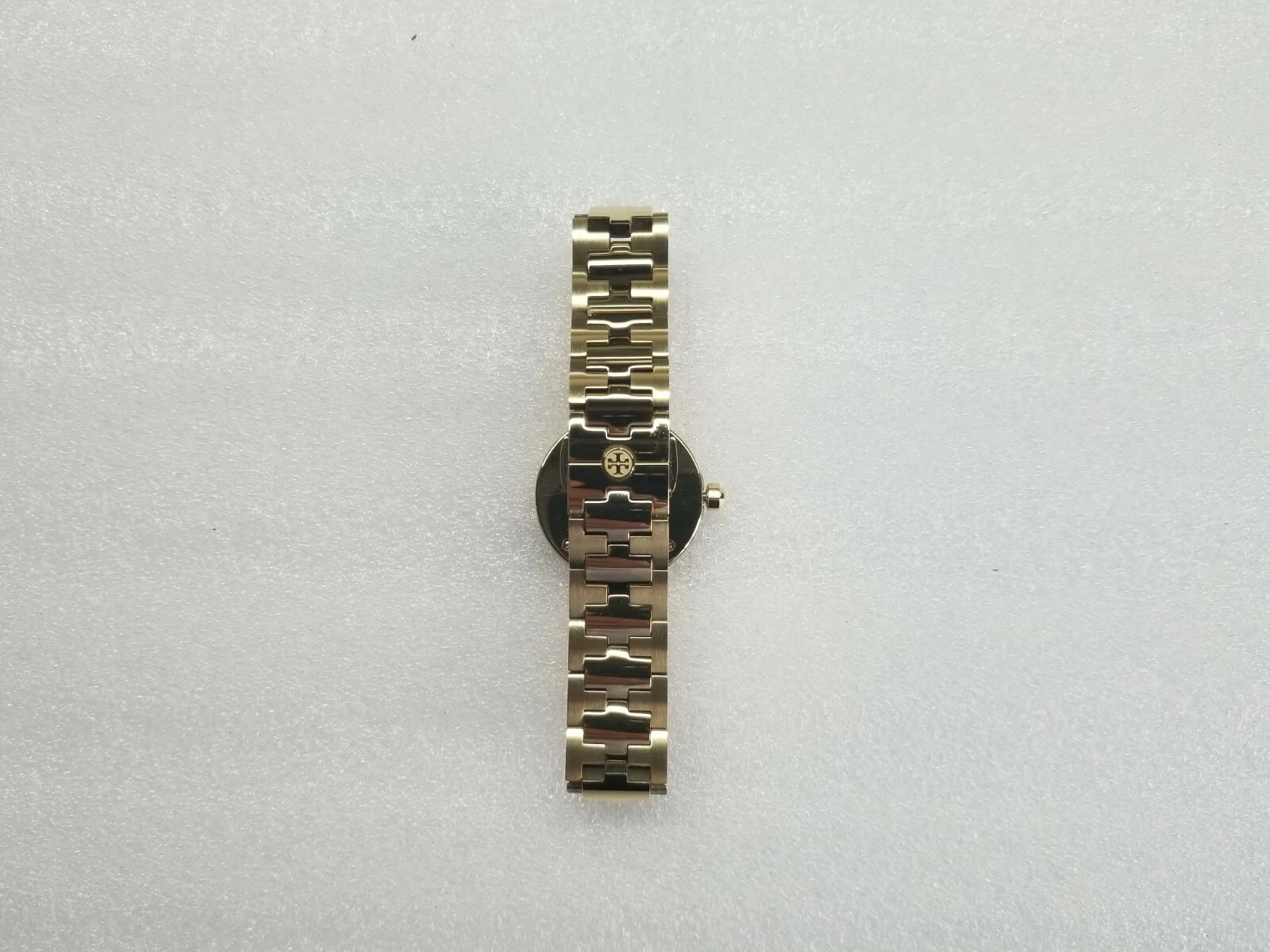 OROLOGIO DONNA TORY BURCH REVA QUADRANTE AVORIO TONO ORO ST. ACCIAIO TRB4011 NUOVO DISPLAY