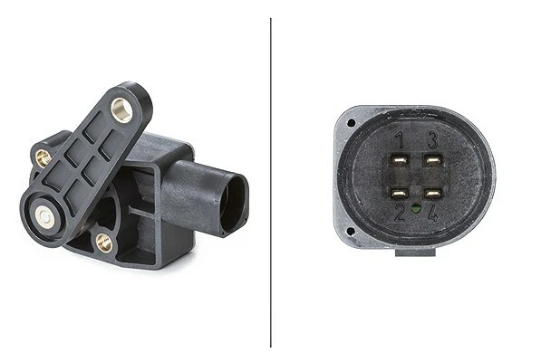 HELLA Sensor, Xenonlicht (Leuchtweiteregulierung) Hinten, Hinterachse, Und - Bild 1 von 1