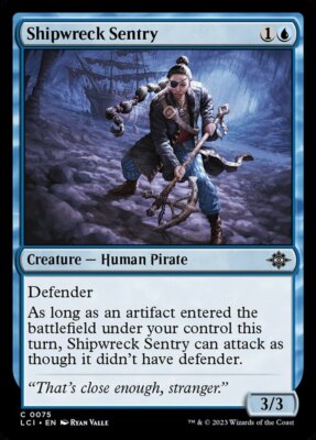x4 Shipwreck Sentry C MTG The Lost Caverns of Ixalan M/NM, English