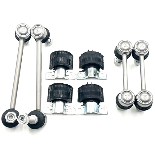 8Pcs Front+Rear Sway Bar Links & Front Bushings Set for Mercedes-Benz ...
