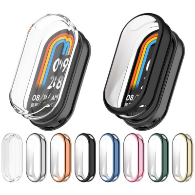 For Xiaomi Band 9/9 NFC Watch Protective Case Plating TPU Full Cover