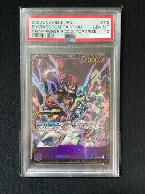 PSA 10 Eustass Kid ST10-013 Championship 2023 Top Prize ONE PSA 10 Eustass Kid ST10-013 Championship 2023 Top Prize ONE