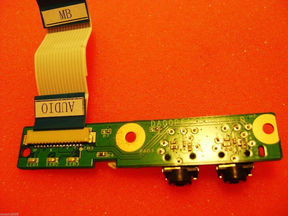 Compaq CQ61 CQ61-310US Audio Board DA00P6AB6D0 Tested - Image 3 of 3