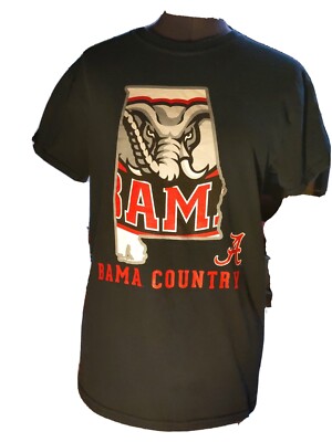 Bama Country (A) Size Small Gildan Black T-shirt