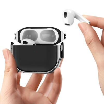 For Apple AirPods Pro 2 Protective Cover Dustproof Shockproof Case Keychain Clip