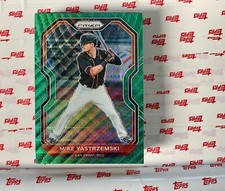 2021 panini prizm baseball green wave prizim mike Yastrzemski #33