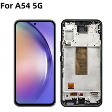 LCD Display with Frame Screen Assembly for Samsung Galaxy A54 5G Cell Phone