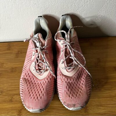 ADIDAS men's icy pink Alphabounce EM sneakers 10 | eBay