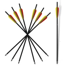 PISTOL CROSSBOW BOLTS BLACK-21 INCHES 6PCS SET OUTDOOR HUNTING TARGET PRACTICE