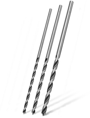 Holzbohrer Set lang 3tlg Spiralbohrer 30cm lange Bohrer Balkenbohrer von Pinava 