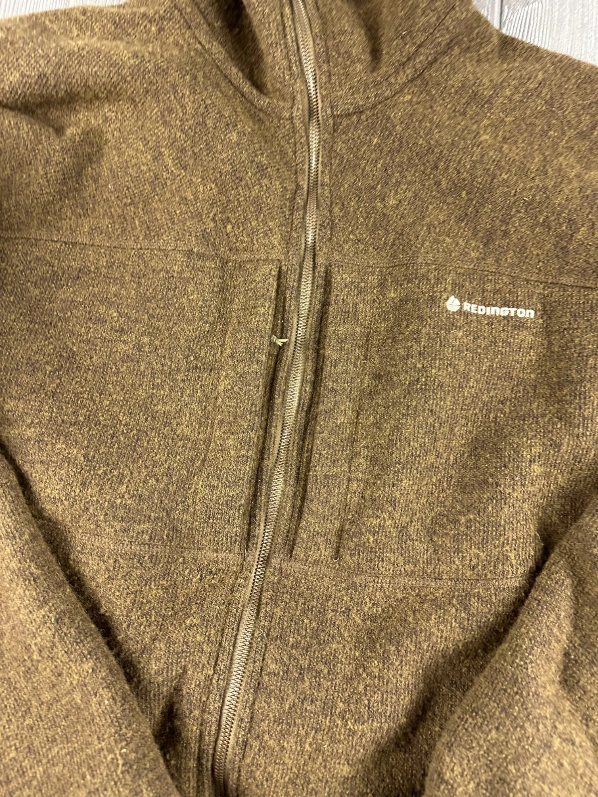 tackle-apparel redington zip up wool blend jacket