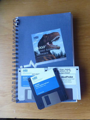 NBI OLIGO Primer Analysis Software Version 5.0 for Windows with Handbook