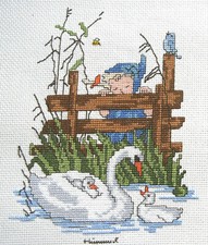 Stickvorlage Hummel-Motiv