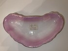 6 Anil lustre bone china Pickle/Relish Curved 7” plates 1870-1890s — photo 3