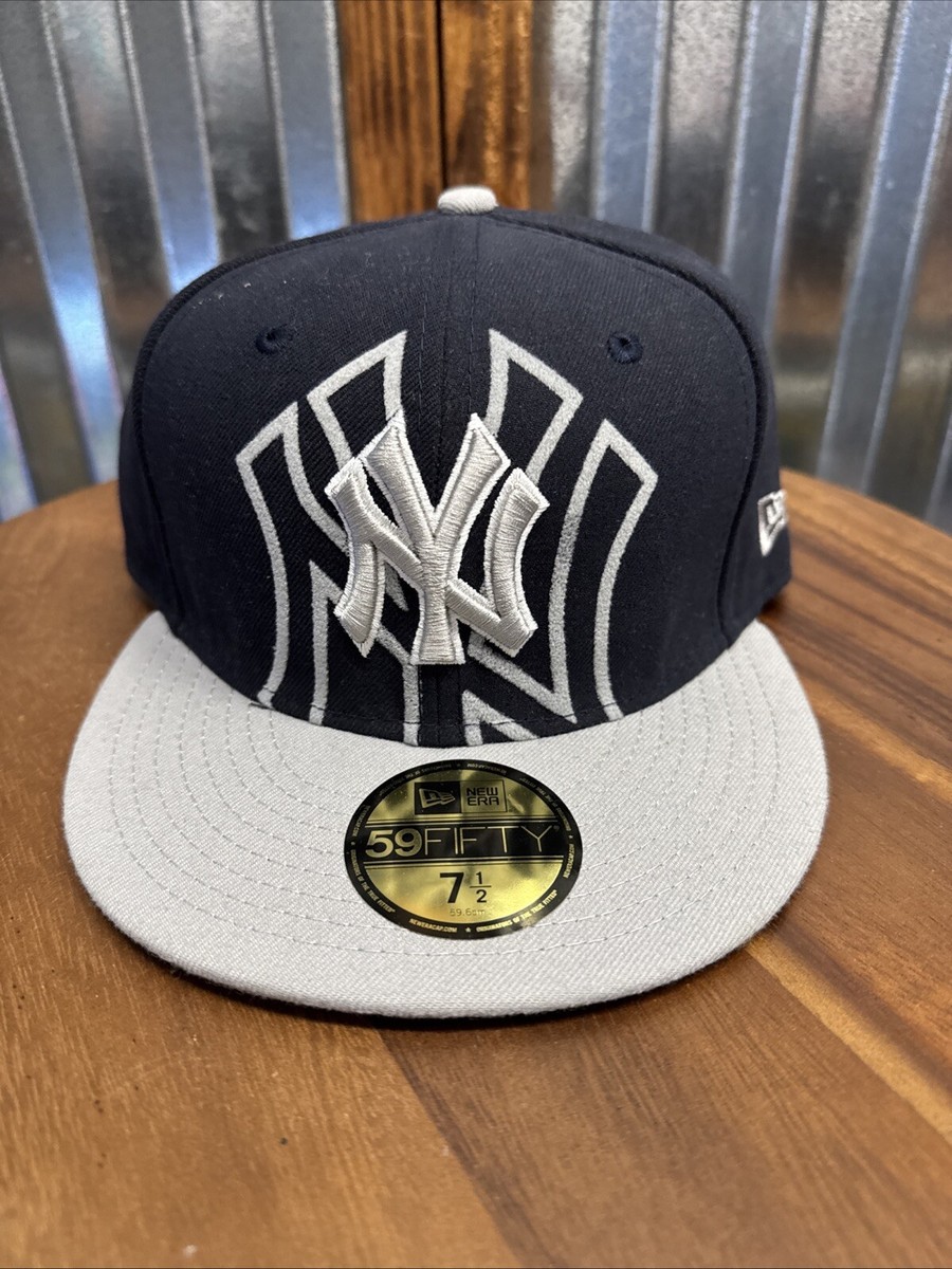 New Era 59FIFTY キャップ 7 1/2 ホワイト/ネイビー