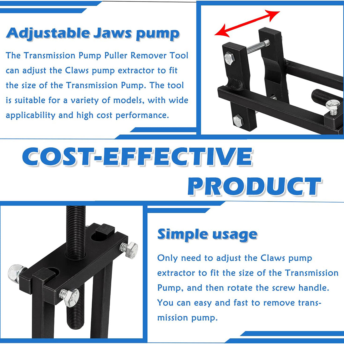 Transmission Pump Puller Remover Tool for Ford THM2004R, 350, 400
