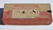 VTG AO AMERICAN OPTICAL MAILING BOX SPECTACLE EYEGLASS LENSES LOUISVILLE KY NOS