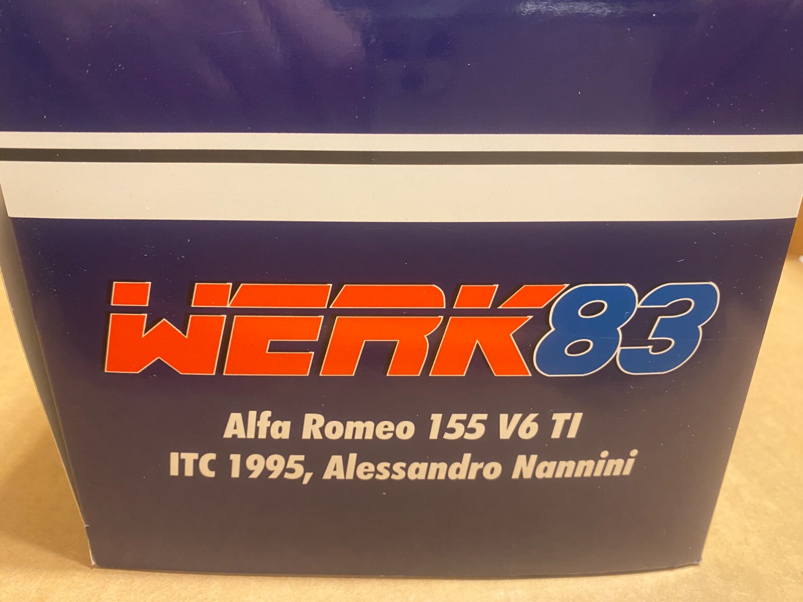 A. Nannini Alfa Romeo 155 V6 TI #7 Martini Racing Alfa Corse DTM / ITC 1995 1:18