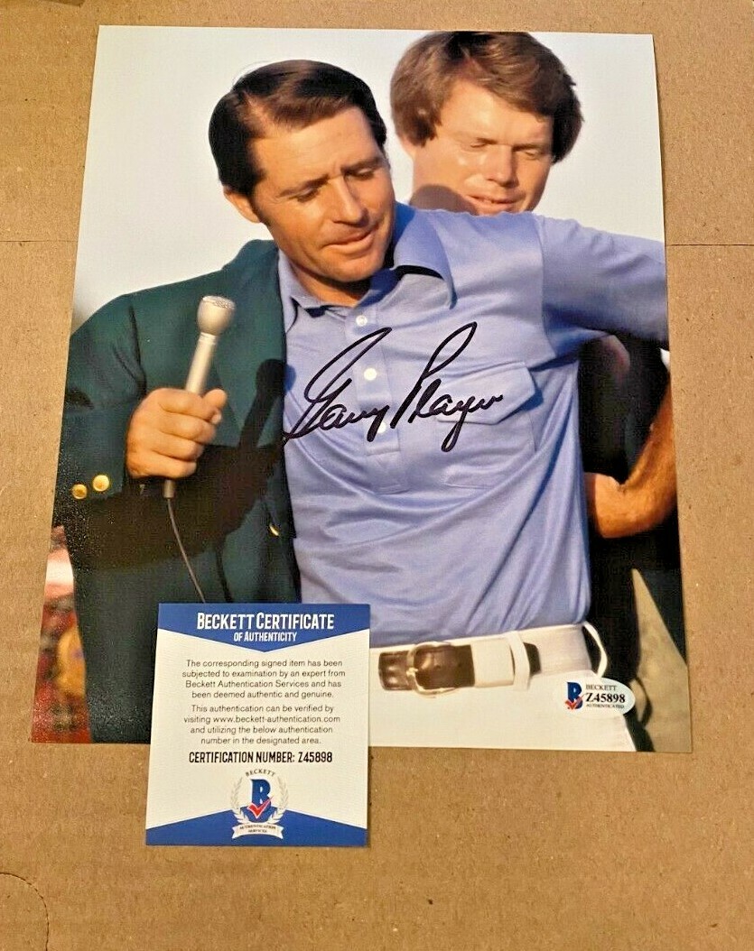 Gary Player Autographed Signed 1978 MASTERS 8X10 PHOTO BECKETT CERTIFIED PGA #11 