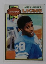 James Hunter 1979 Topps Football #222 Detroit Lions