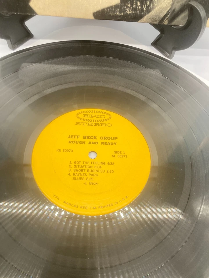 Jeff Beck Group Rough And Ready Vintage Vinyl LP 1971 Epic Record KE-30973 - Image 2 of 4