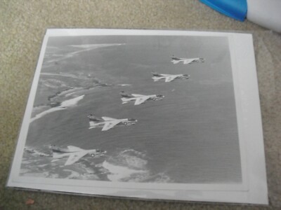 Unique Vintage USNR Photograph 8x10 Five Jets from Reserve Attack Squadron US