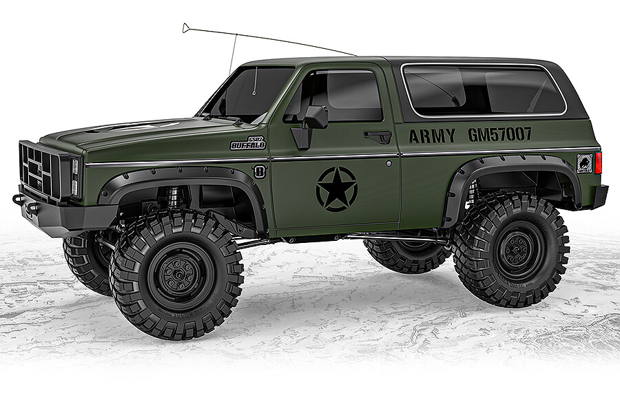 Gmade 1:10 GS02F Buffalo (Military) TS K5 Blazer RC Rock Gmade 1:10 GS02F Buffalo (Military) TS K5 Blazer RC Rock