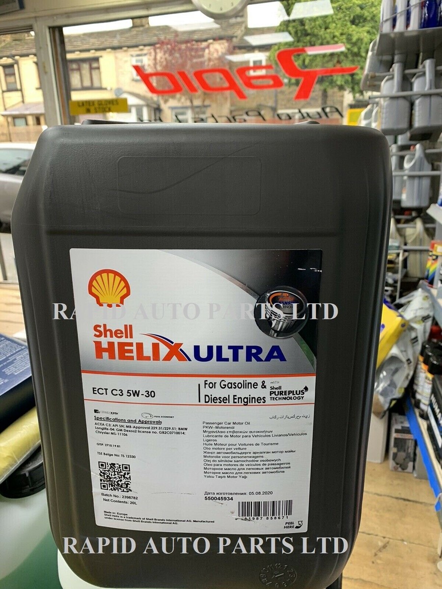 Shell Helix Ultra 5W-30 20L BMW LL-04 LONGLIFE LL-04 | eBay
