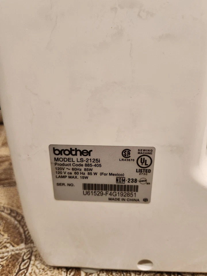 brothers sewing machine  - Image 2 of 2