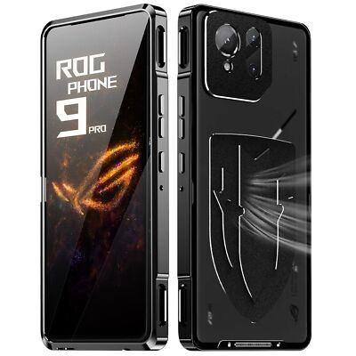 Für Asus ROG Phone 9 / 9 Pro Hitzeableitende Metall Handy Hülle Cover Schwarz