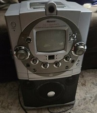 Memorex MKS8580 CD-G Cassette Tape 5.5'' B/W CRT Camera Karaoke System