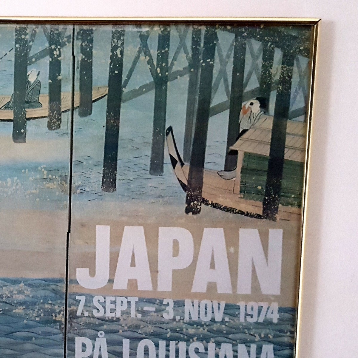 Vintage Exhibition Poster Louisiana Museum of Modern Art