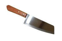 055 Kiwi Kochmesser KüChen Fleisch GemüSe Messer Rostfrei Holz Edelstahl 31Cm