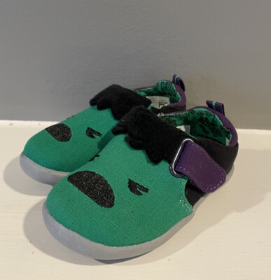 New Tiny TOMS X Marvel Whiley Hulk Sneakers Toddler Size Shoes Baby  Boys