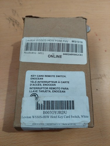 Leviton WSS0S-H0W Hotel Key Card Switch - Picture 3 of 4