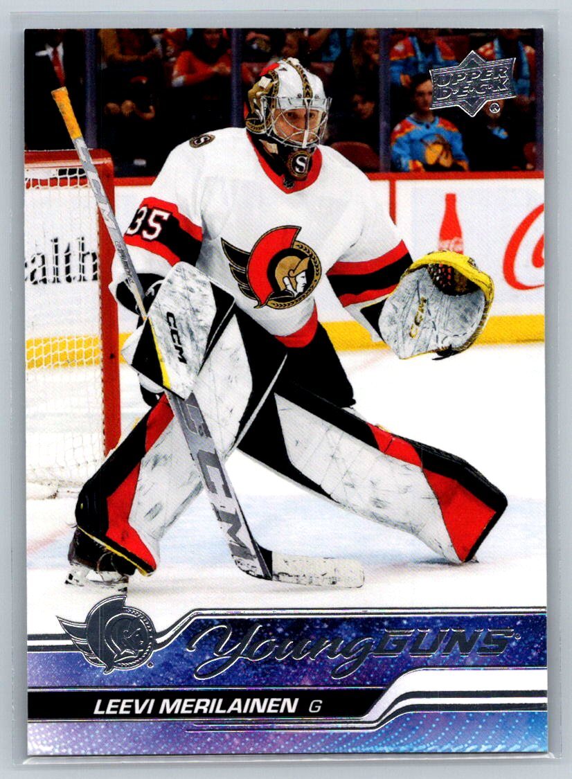 2023-24 Upper Deck #247 Leevi Merilainen Ottawa Senators Rookie RC