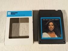 Vintage 1975 The Best of Carly Simon 8-Track Tape