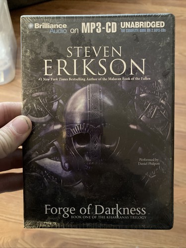 Forge of Darkness Kharkanas Trilogy, Book 1 Audiobook MP3-CD Steven Erikson NIP