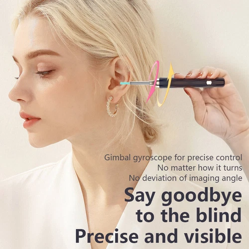 Smart Ear Wax Removal Pick LED Wireless Ear Camera Otoscope Visual Ear Cleaner - Bild 6 von 19