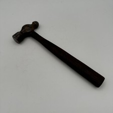 Vintage Ball Peen Hammer Overall Weight 13.3 Oz 10.5 IN Long